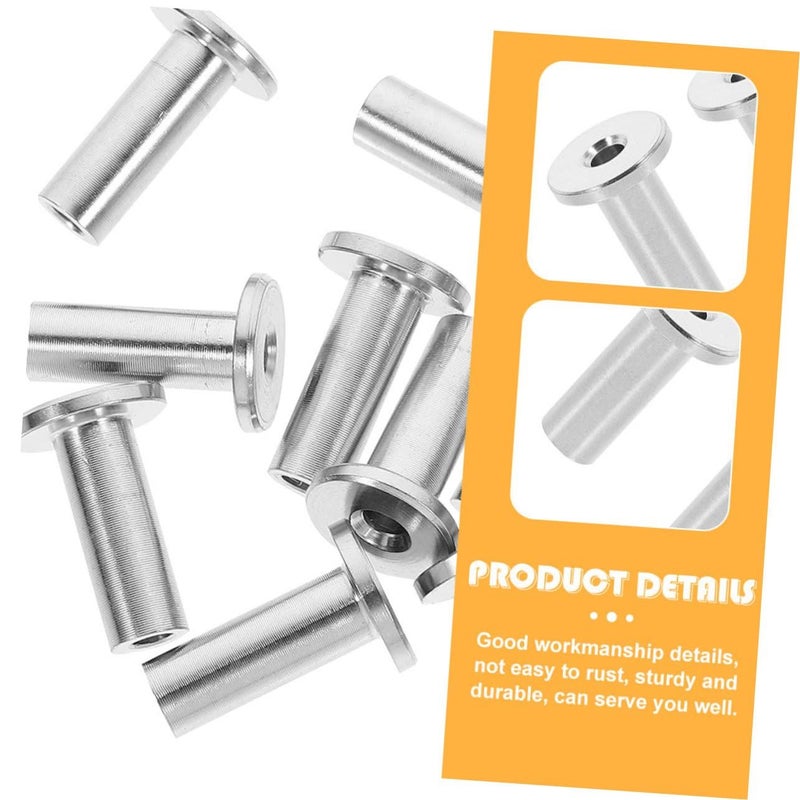 8pcs Stainless Steel Wire Cable Protector Sleeves for Deck Railing Clamps - Image 4