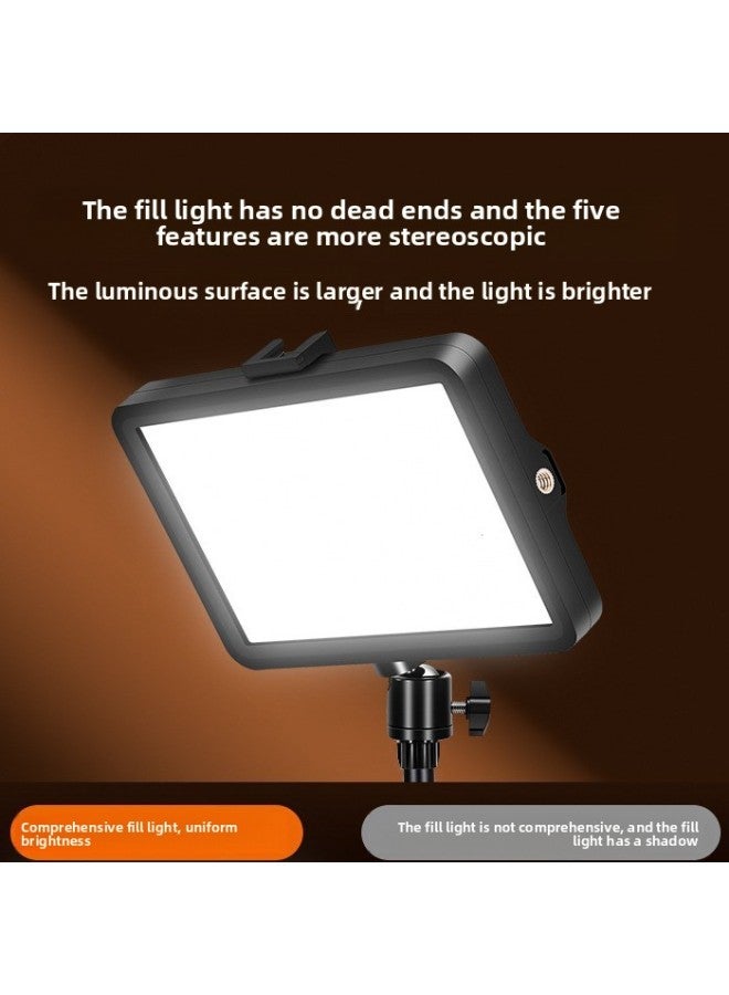 Cantilever Photo Lights Light Lights Desktop Soft Light Photography Live Portable Light Lights Light Lights Light Lights Photography Tablet-Light Source Color:Super Bright Model 11inch [remote Control Dimming] 170cm Floor Stand (free Additional Camera Position)  - Image 3