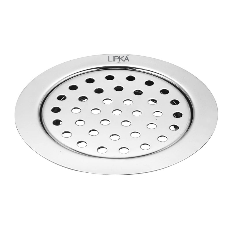 LIPKA Pack of 2 YU Round Floor Drain |Premium Stainless Steel |5 Inches| - Image 5