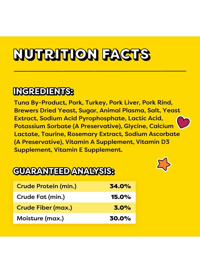 Temptations Meaty Bites Soft And Savory Cat Treats Tuna Flavor, 4.12 Oz. Pouch - Image 4