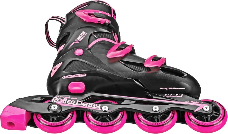 Roller Derby V-Tech 500 Adjustable Performance Inline Skates for Men, Women, Kids, Teens - Image 4