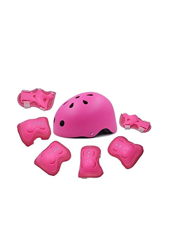 GT-Wheel Kids Helmet Arm Protections for Scooter and Cycling (pink set)  - Image 1