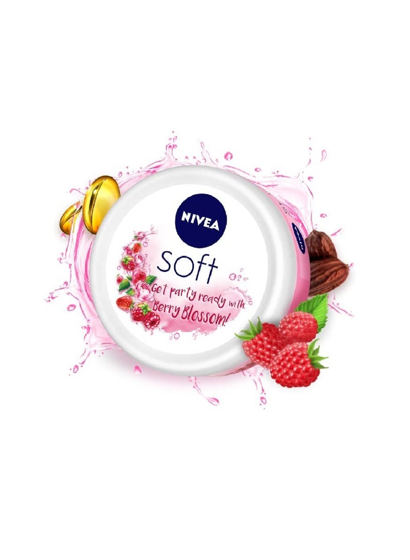 كريم مرطب برائحة زهر التوت المنعش سوفت فريشز من ، برطمان 100 مل قطعتين - Image 3