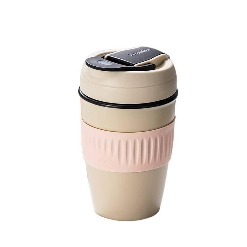 400 ml Coffee Mug with Sipper Lid Lid Red Colour , for Daily Use - Image 1