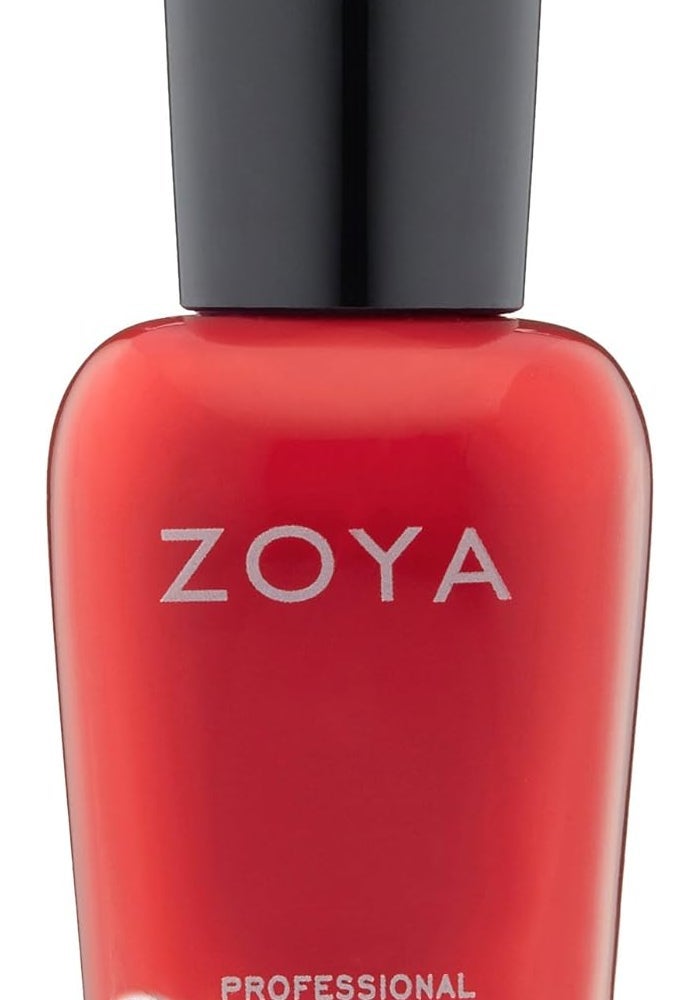 ZOYA Nail Polish in America - Bright Retro Tomato-Red Creme, 0.5 fl. oz. - Image 1