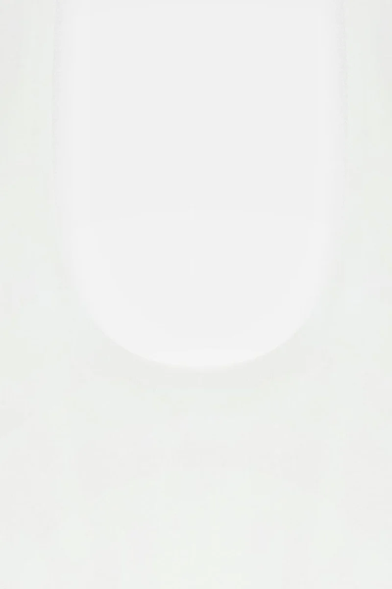 Dilvin White DILVIN Halterneck Cut-Out Slim Fit Blouse for Women | Best Price UAE