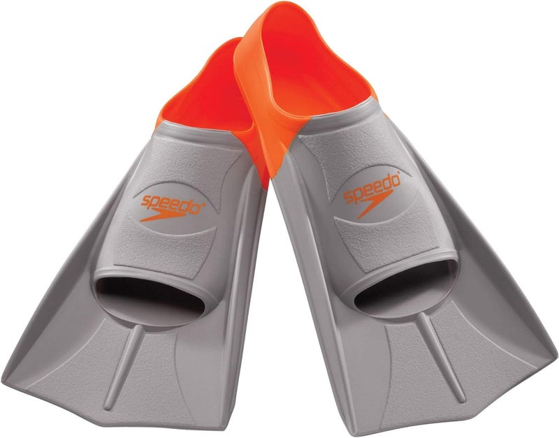 Speedo Unisex-Adult Swim Training Fins Rubber Short Blade - Image 1