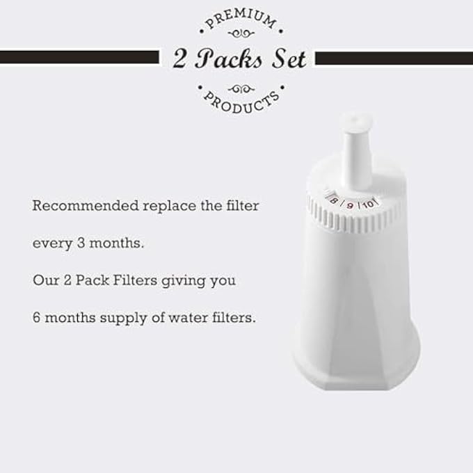 SWIUKPHE Replacement Filter For Breville Ista Express Ista Pro Ista Touch Oracle Touch Claro Swiss 4 Pack Breville Espresso Machine Water Filter Compatible With Breville Bes880 Bes878 Bes990 Bes980 - Image 3