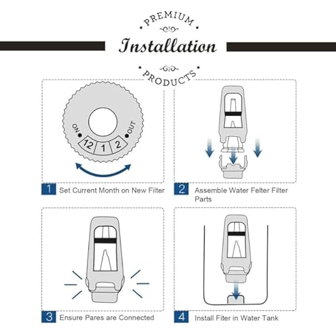 SWIUKPHE Replacement Filter For Breville Ista Express Ista Pro Ista Touch Oracle Touch Claro Swiss 4 Pack Breville Espresso Machine Water Filter Compatible With Breville Bes880 Bes878 Bes990 Bes980 - Image 5