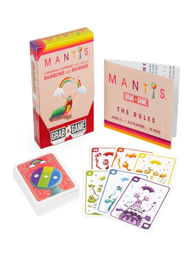 Exploding Kittens Mantis Grab & Game 2-4 Players - Ages 7+ - 10 Minutes to Play - Travel Sized Cutthroat Matching Card Game - Party, Family Night, Kid and Adult Card Game - Image 4