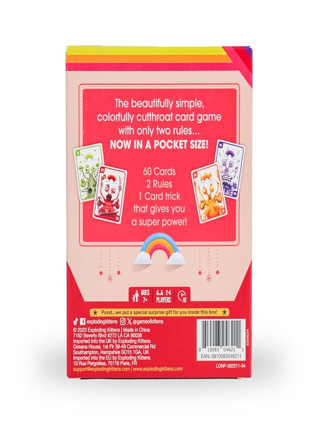 Exploding Kittens Mantis Grab & Game 2-4 Players - Ages 7+ - 10 Minutes to Play - Travel Sized Cutthroat Matching Card Game - Party, Family Night, Kid and Adult Card Game - Image 2