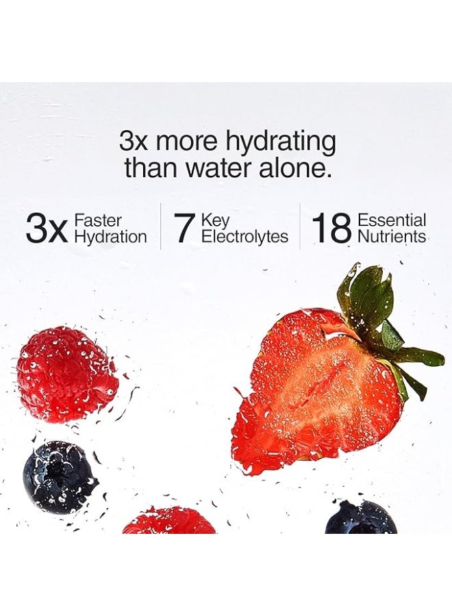 PHIZZ Daily 3-in-1 Mixed Berry Hydration, Energy & Immune Support 20 Effervescent Tablets - Image 3