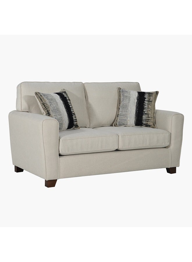 Home Box Vegas 2-Seater Fabric Sofa With 2 Cushions 95x160x90 cm - Image 1