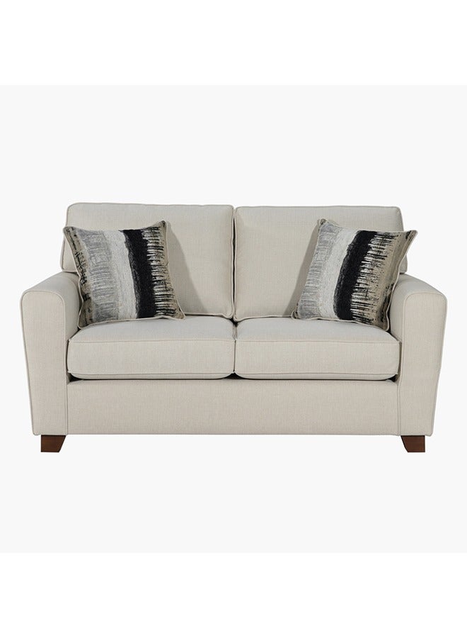 Home Box Vegas 2-Seater Fabric Sofa With 2 Cushions 95x160x90 cm - Image 3