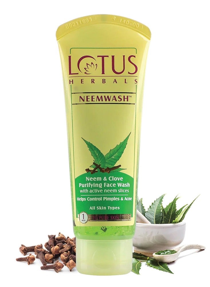 Lotus Herbal Neem & Clove Ultra-Purifying Face Wash 120g 
