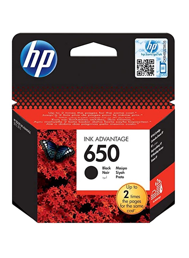 HP طقم خرطوشات حبر بديلة طراز 650 من قطعتين حبر أسود وحبر ثلاثي الألوان - Image 2