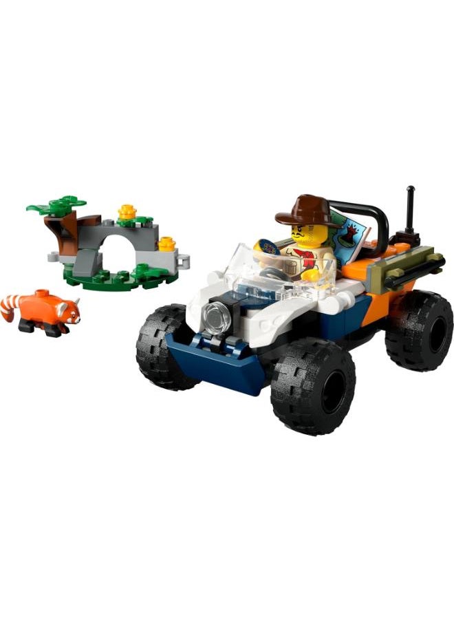 LEGO 60424 Jungle Explorer Atv Red Panda Mission Building Set  - Image 4