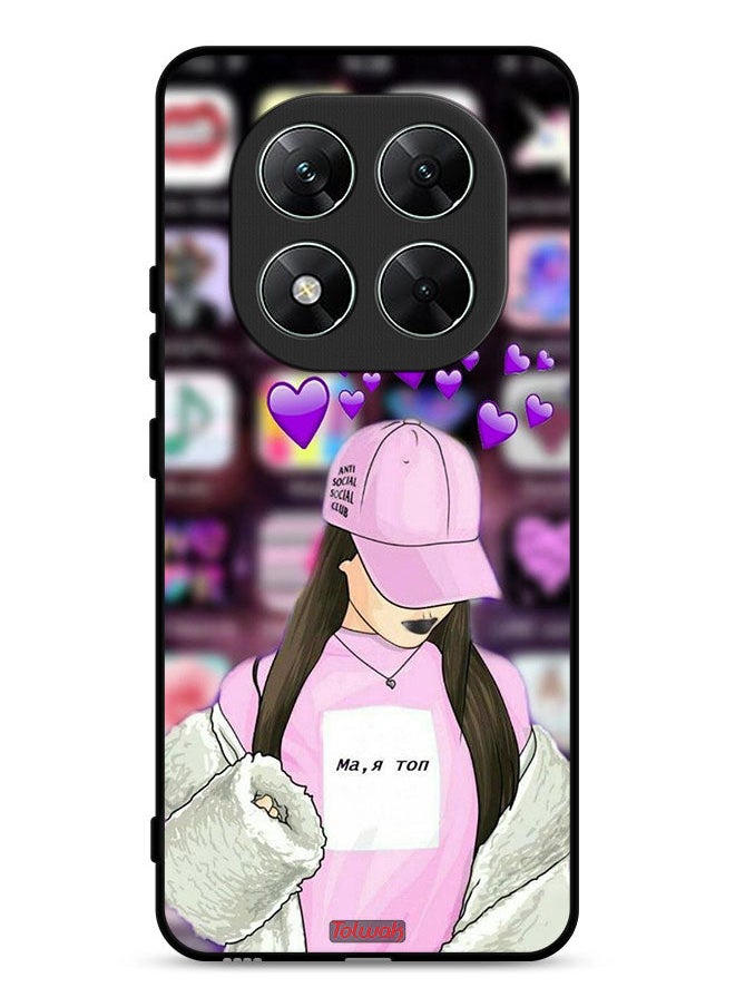 Tolwak - Xiaomi Redmi Note 14 Pro 5G Protective Case Cover Anti Social Club - Image 1