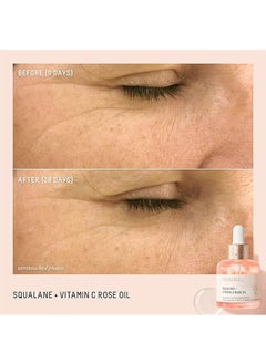 BIOSSANCE Biossance Squalane + Vitamin C Rose Oil，Facial Oil to Visibly Brighten, Hydrate, Firm and Reveal Radiant Skin 30ml  - Image 3