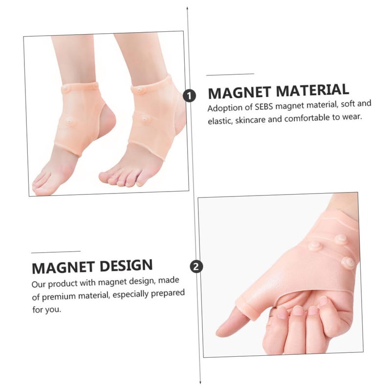 Womens Magnetic Wrist And Ankle Support Brace Pair Sebs Material Washable - Image 3