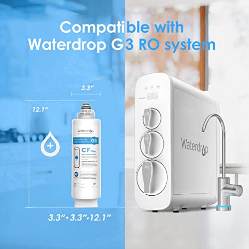 Waterdrop G3N1CF Filter Replacement for Waterdrop G3W G3P600 G3P800 Reverse Osmosis System 6month Lifetime - Image 3