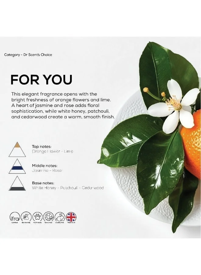 Dr Scent Dr Scent Breeze of Joy Diffuser Aroma For You (500ml) – Luxurious Home, Hotel & Spa Fragrance | Notes of Orange Blossom, Jasmine, Rose, Freesia White Honey, Patchouli & Cedarwood | Made in the UAE