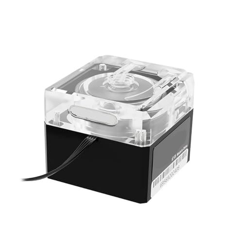Lelukee CPU Water Cooler Pump,Pump for PC Water Cooling Systems-Support PWM -800L/H-G1/4 Threaded Hole - Image 4