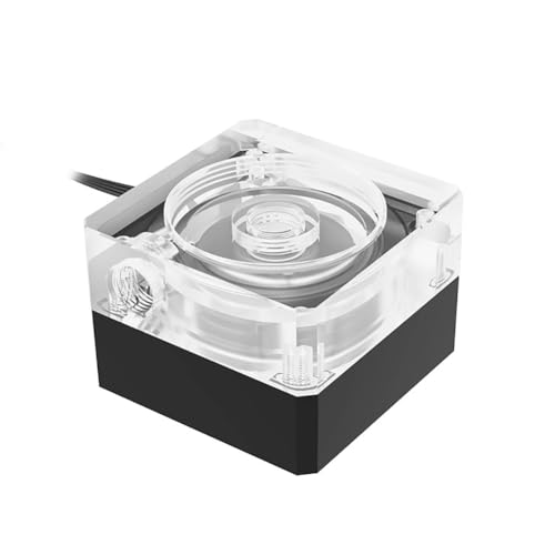 Lelukee CPU Water Cooler Pump,Pump for PC Water Cooling Systems-Support PWM -800L/H-G1/4 Threaded Hole - Image 3
