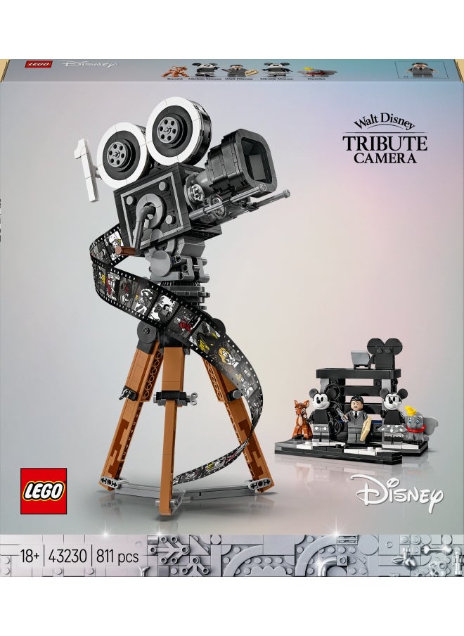 LEGO LEGO Disney Walt Disney Tribute Camera, Memorabilia Set for Adults with Mickey and Minnie Mouse Minifigures, plus Bambi & Dumbo Figures, Collectible Gifts for Women and Men 43230  - Image 2