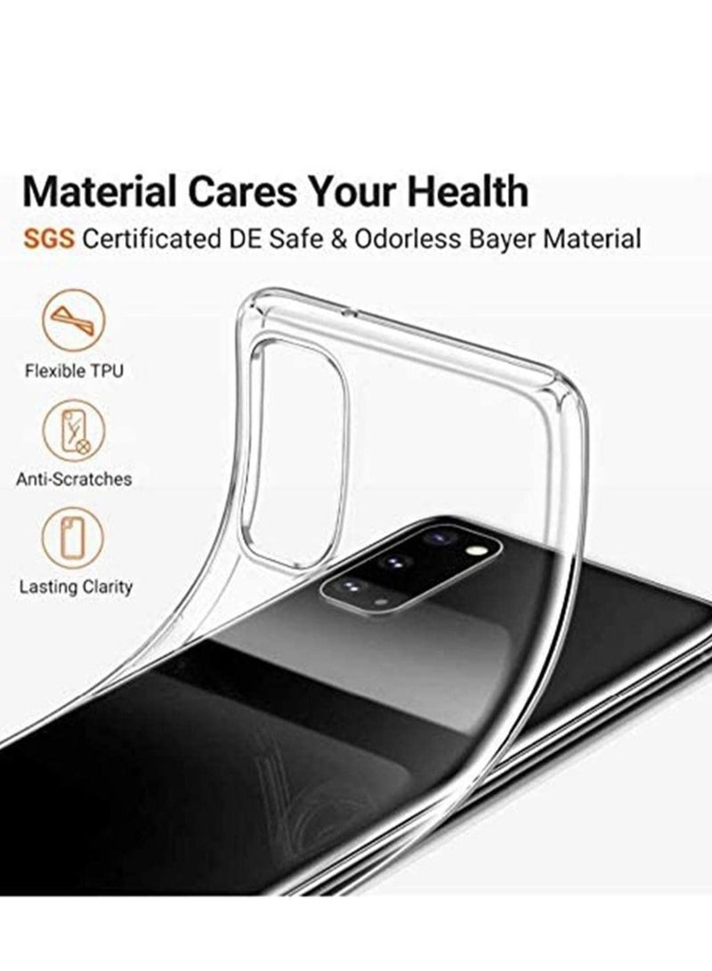 Y&D Case Cover for Samsung Note 20 Ultra 4G 5G HD Crystal Clear Soft TPU Silicon Liquid Rubber Gel Transparent Anti-Scratch Thin Durable Quality Only Exclusive - Image 3