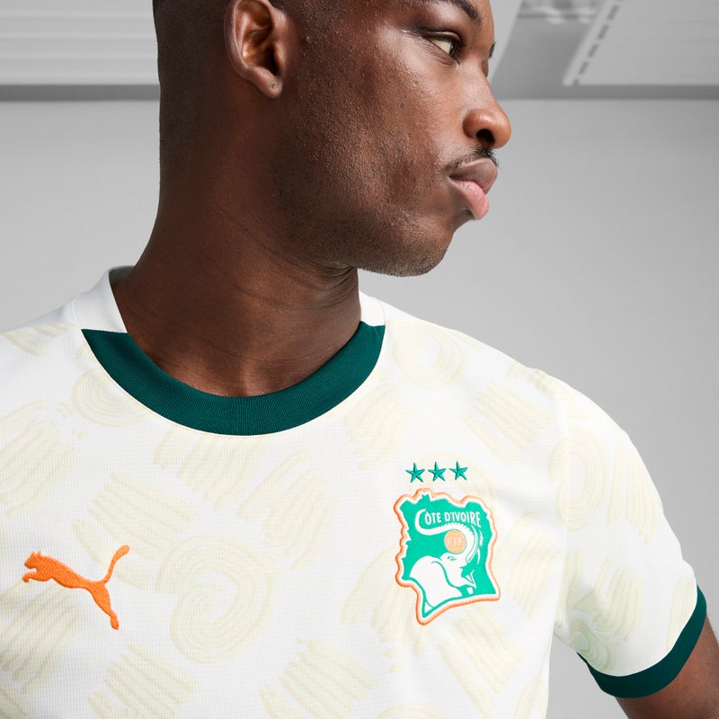 بوما قميص كرة قدم للرجال من تشكيلة Ivory Coast 2025 Away - Image 2