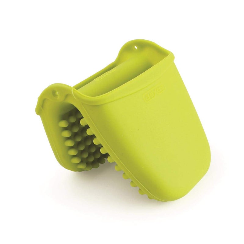 Dexas Mini Silicone Oven Mitt with Raised Nibs  Green - Image 1