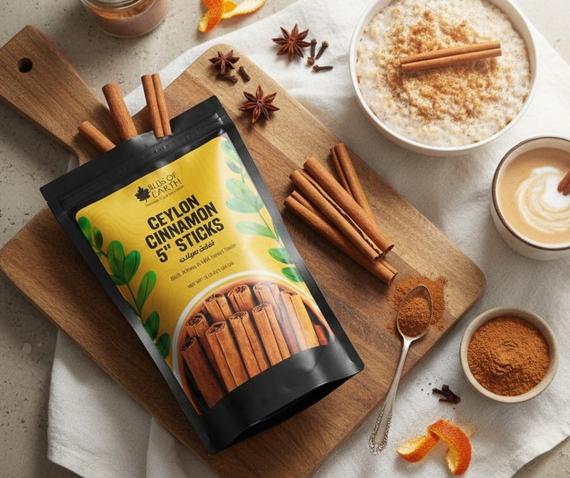 Bliss of Earth Ceylon Cinnamon Sticks 5 Inch 100g, Premium Sri Lankan True Cinnamon, Sweet & Mild Flavor Whole Dalchini Sticks for Tea, Coffee, Baking & Cooking - Image 2