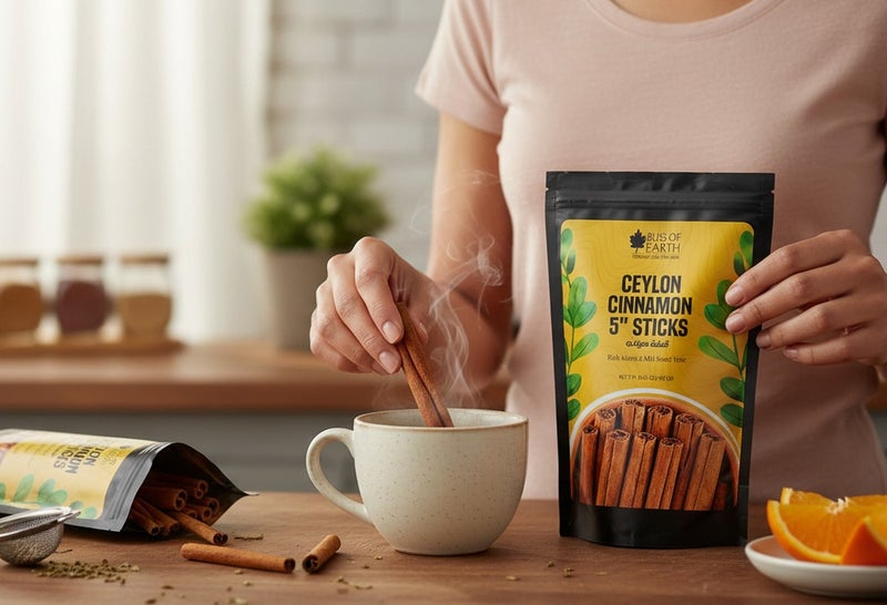Bliss of Earth Ceylon Cinnamon Sticks 5 Inch 100g, Premium Sri Lankan True Cinnamon, Sweet & Mild Flavor Whole Dalchini Sticks for Tea, Coffee, Baking & Cooking - Image 3