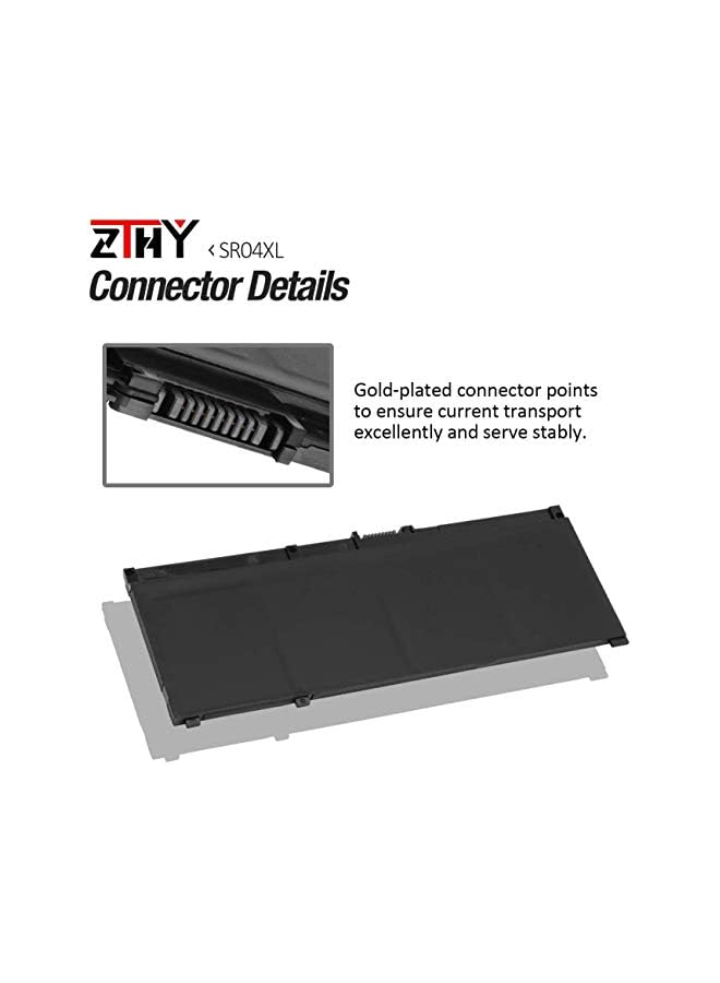 ZTHY Sr04Xl Replacement Laptop Battery For Hp Pavilion Power 15-Cx0Xxx 15-Cb000 15-Cb000 Omen 15-Ce000 15-Ce015Dx 15-Dc0000 Series 917678-1B1 917678-2B1 917724-855 Hstnn-Db7W Hstnn-Ib7Z Tpn-Q193 - Image 3