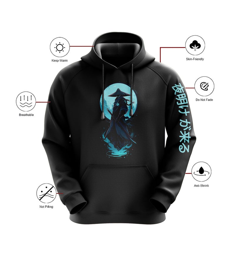 fanideaz Mens Hooded Neck Printed_9003B_L - Image 4