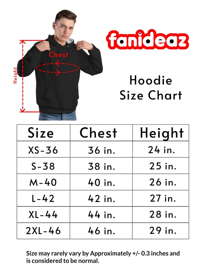 fanideaz Mens Hooded Neck Printed_9003B_L - Image 5