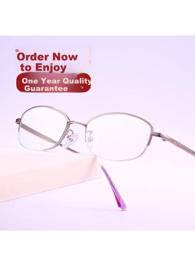 Pulais Anti-blue Light Reading Gl For Women, Elderly, Presbyopic, High Definition Reading Gl 30010 Light Purple +3.00 Strength - Image 1