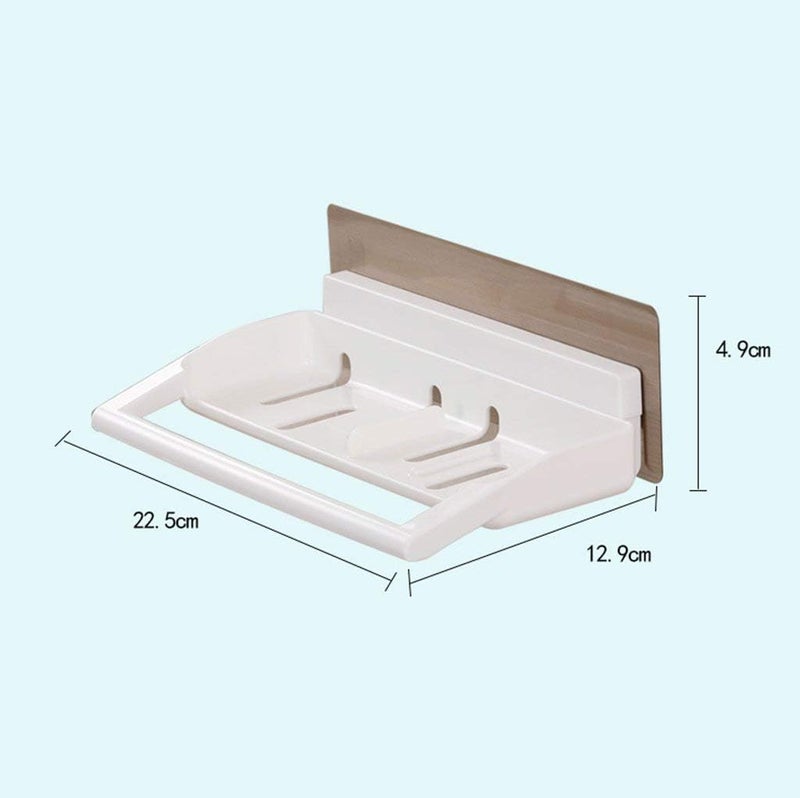 Towel Rack Towel Rack Hanging Towel Rack Sucker Punch Free Soap Dish Towel Rack Waterproof Strong Sturdy - Image 4