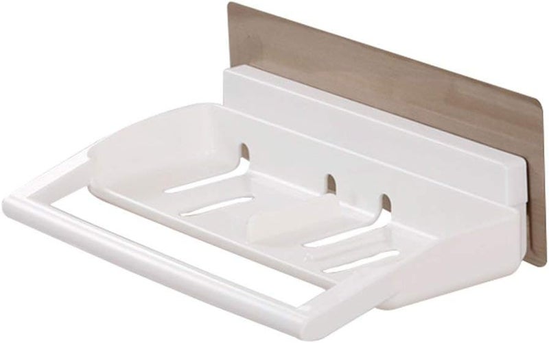 Towel Rack Towel Rack Hanging Towel Rack Sucker Punch Free Soap Dish Towel Rack Waterproof Strong Sturdy - Image 1