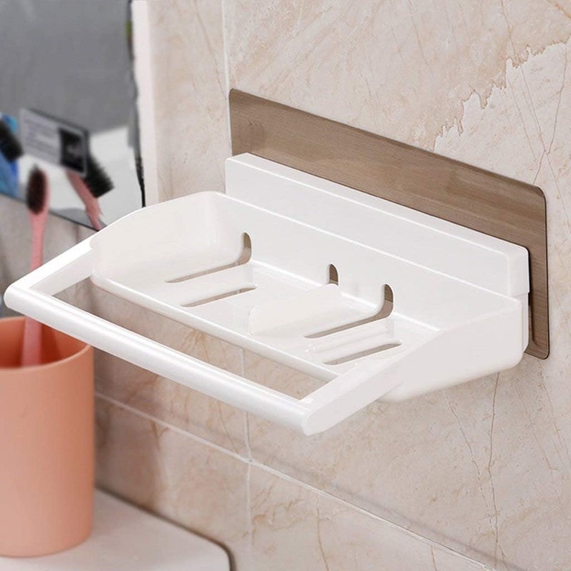 Towel Rack Towel Rack Hanging Towel Rack Sucker Punch Free Soap Dish Towel Rack Waterproof Strong Sturdy - Image 3