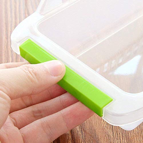 Inditradition Plastic Fridge Organizer Bins- 6 pieces, Transparent. - Image 5