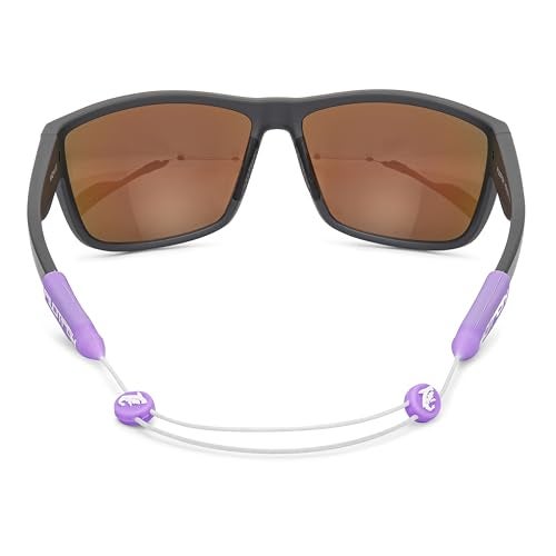 Pilotfish No Tail Adjustable Eyewear Retainer Cable Strap: Sunglasses, Eyeglasses, Glasses (14 Inch, Purple Coral) - Image 2