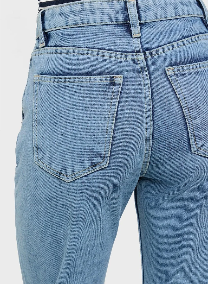 Ginger  High Rise Mom Jeans for Women | Best Price UAE