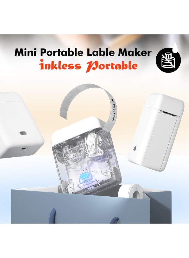 Mini Portable Thermal Label Printer – Handheld Ink-Free Bluetooth Label Maker for Home & Office, Compatible with iOS, Android & Windows, Ideal for Price Tags, Barcode Labels & - Image 5