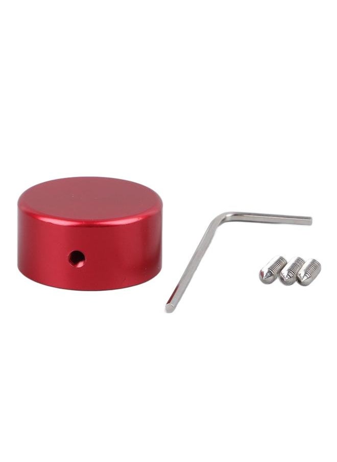 Thoraya Guitar Effect Pedal Topper Aluminum Modern Guitar Footswitch Topper Replacement with Wrench Red  - Image 1