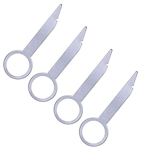 Keple أداة إزالة راديو السيارة مفتاح مجموعة مفاتيح إفراج DIN متوافقة مع أودي، فولكس فاجن، مرسيدس بنز، بي إم دبليو OEM وحدة رأس مشغل CD | أدوات خطافات ستيريو دبابيس عالمية - Image 2