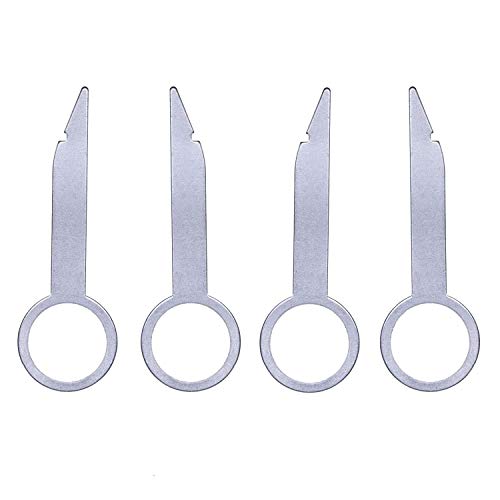 Keple أداة إزالة راديو السيارة مفتاح مجموعة مفاتيح إفراج DIN متوافقة مع أودي، فولكس فاجن، مرسيدس بنز، بي إم دبليو OEM وحدة رأس مشغل CD | أدوات خطافات ستيريو دبابيس عالمية - Image 3