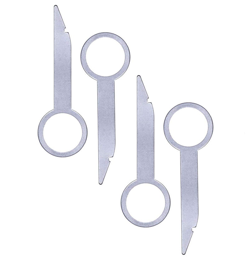 Keple أداة إزالة راديو السيارة مفتاح مجموعة مفاتيح إفراج DIN متوافقة مع أودي، فولكس فاجن، مرسيدس بنز، بي إم دبليو OEM وحدة رأس مشغل CD | أدوات خطافات ستيريو دبابيس عالمية - Image 1