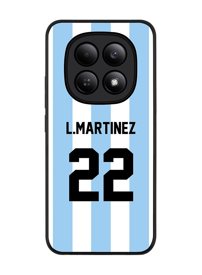 For Xiaomi Redmi Note 15 4G Case,Slim fit Camera Protection, Shockproof Thin Phone cover  - Football  Argentina, L.Martinez